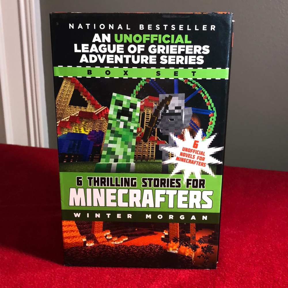 Minecraft box set of 6 books